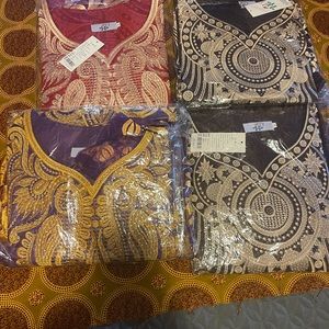 NWT African embroidery dress XL